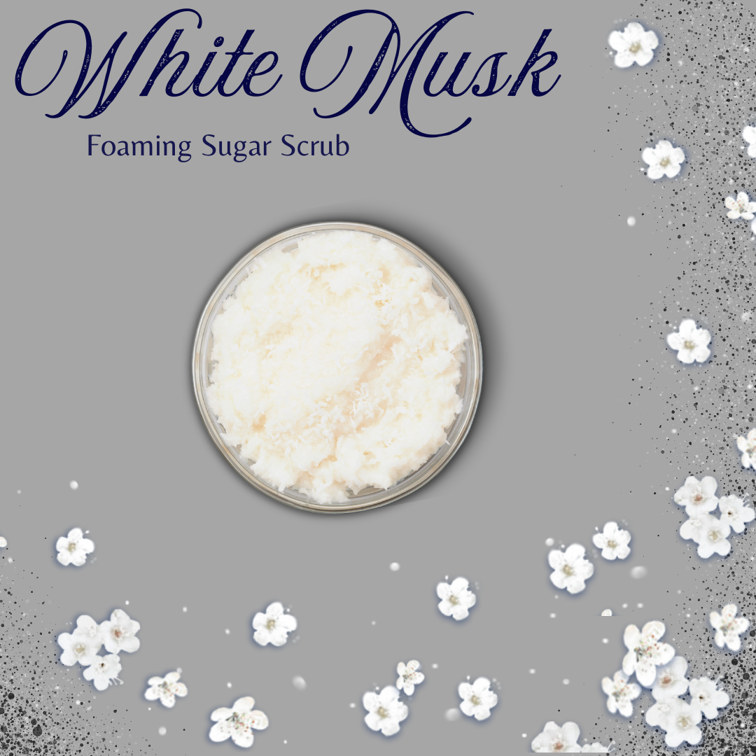 White Musk Foaming Body Scrub (For Men)