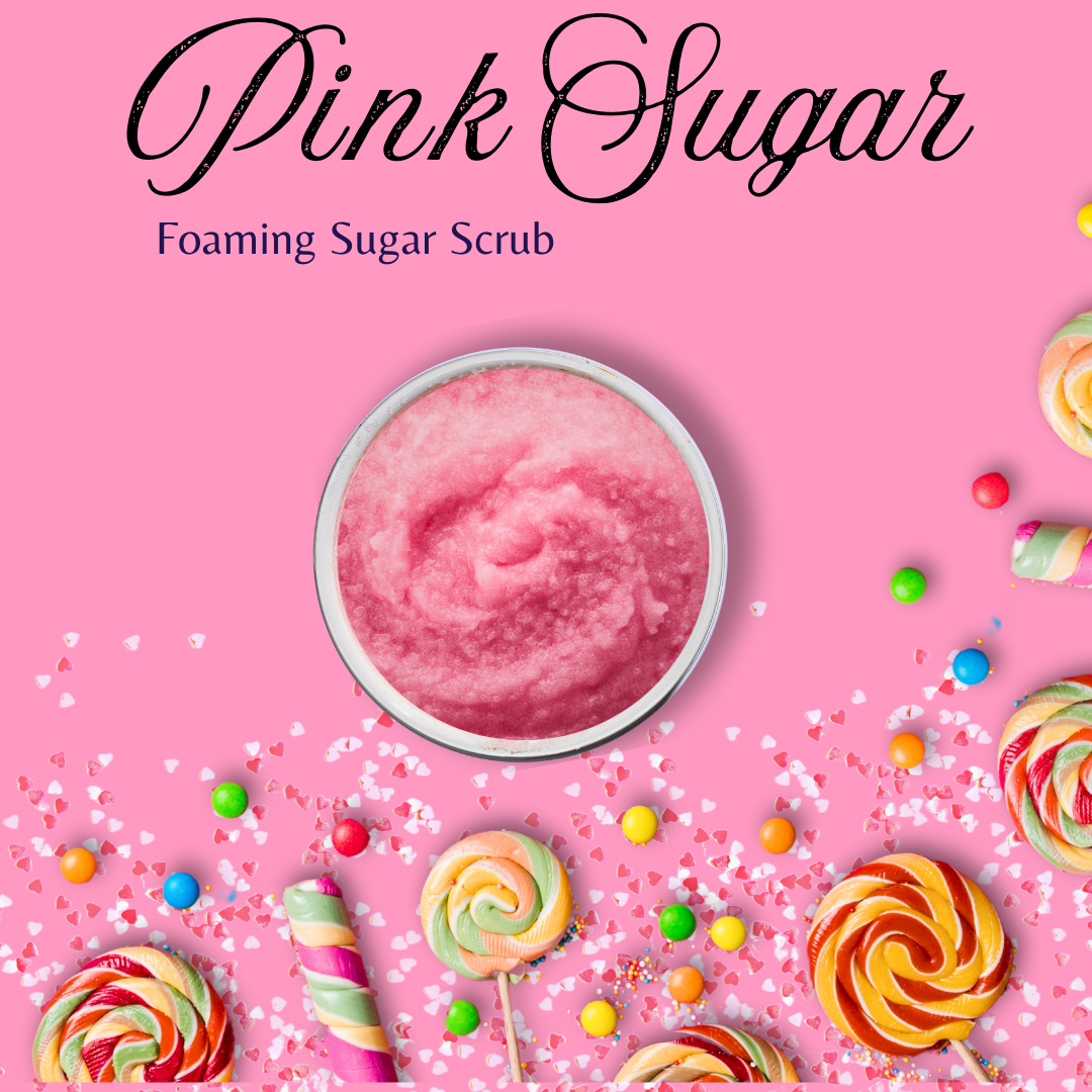 Pink Sugar Foaming Body Scrub