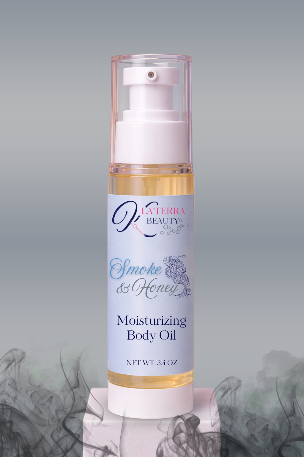 Smoke & Honey Body Oil For Men