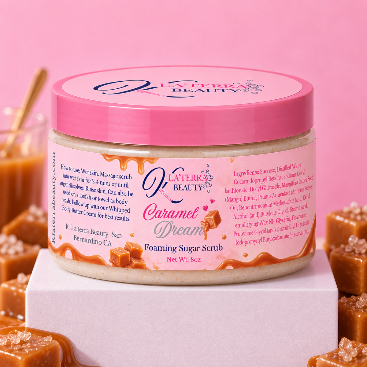 Caramel Dreams Foaming Body Scrub