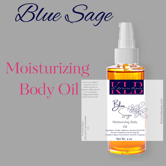 Blue Sage Body Oil For Men