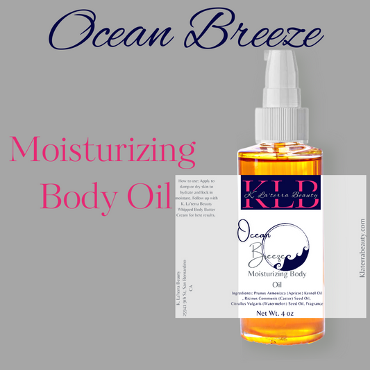 Ocean Breeze Body Oil For Men