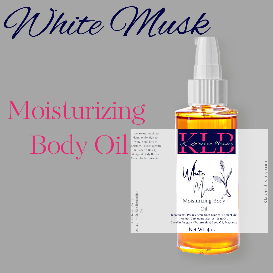 White Musk Body Oil For Men